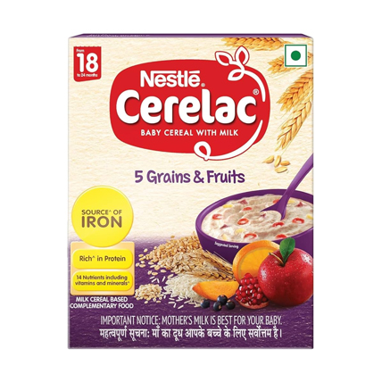 Nestle Baby Food Cerelac 5 Grains And Fruits 18 To 24 Months